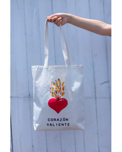 Tote Bag Corazón Valiente Tote Bag Corazón Valiente