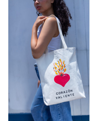 Tote Bag Corazón Valiente Tote Bag Corazón Valiente