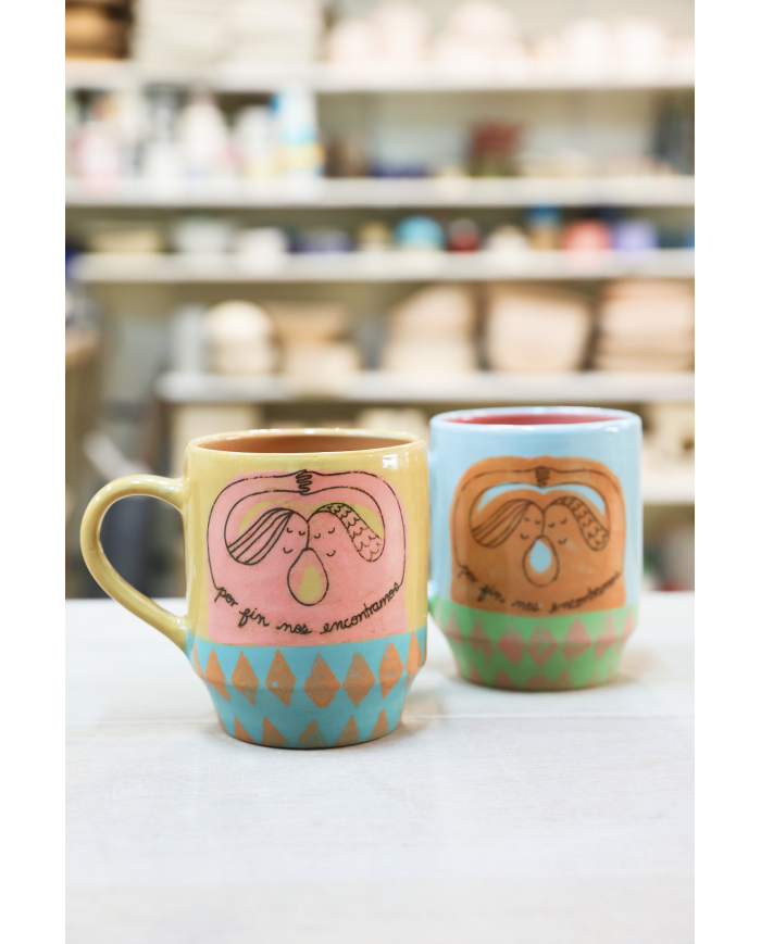 Taza Por Fin Nos Encontramos