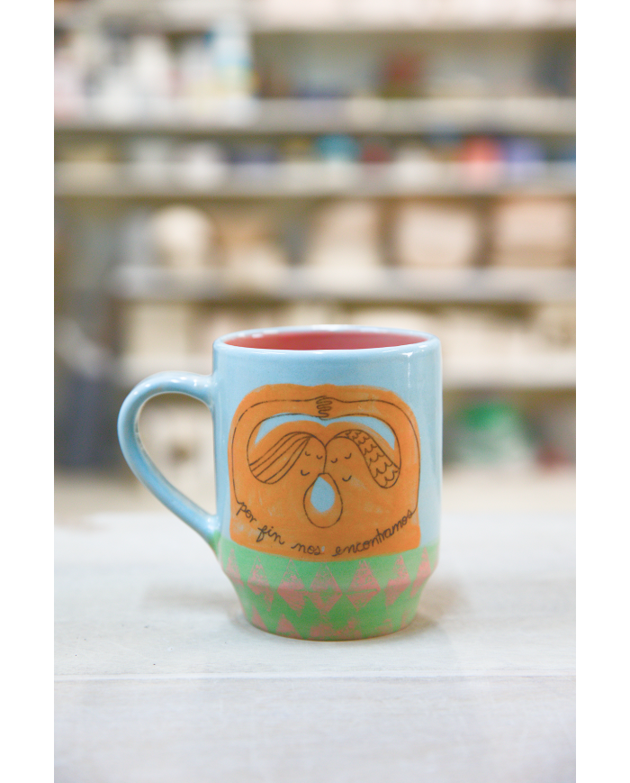 Taza Por Fin Nos Encontramos