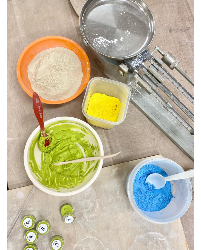 Acuarela verde limón pomo 10 gr