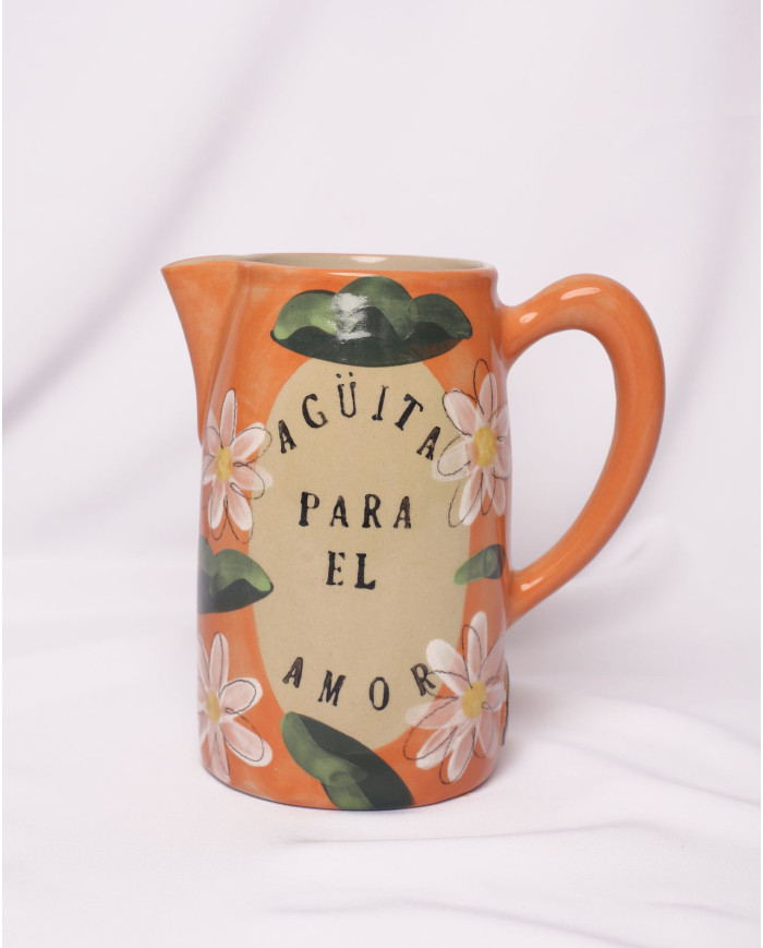 Jarra Agüita para el Amor Naranja