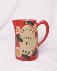 Jarra Agüita para el Amor Roja