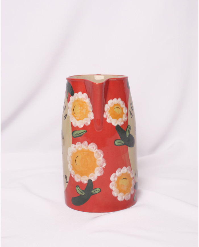 Jarra Agüita para el Amor Roja