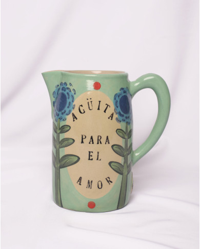 Jarra Agüita para el Amor Verde agua Jarra Agüita para el Amor Verde agua