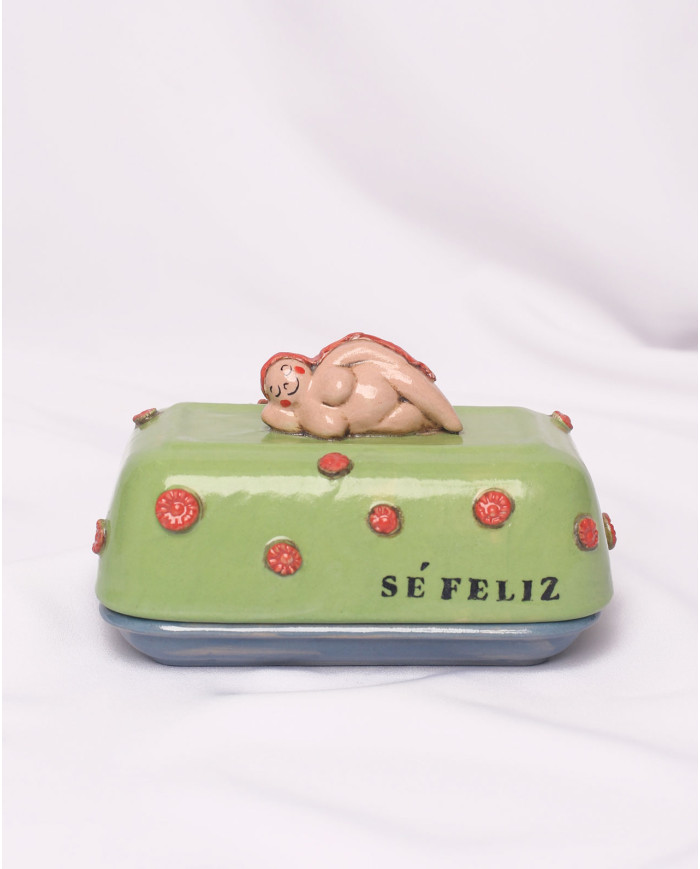 Mantequillera Sé feliz