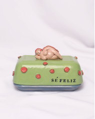 Mantequillera Sé feliz