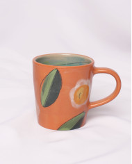 Taza Me haces florecer Naranja