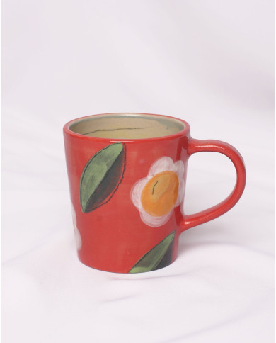 Taza Me haces florecer Roja