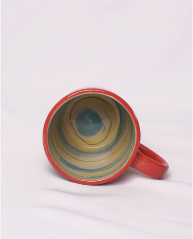 Taza Me haces florecer Roja