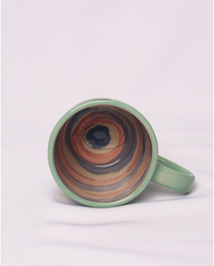Taza Me haces florecer Verde agua