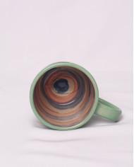 Taza Me haces florecer Verde agua