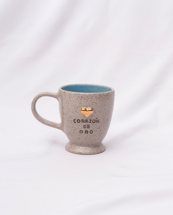 Taza Corazón de oro