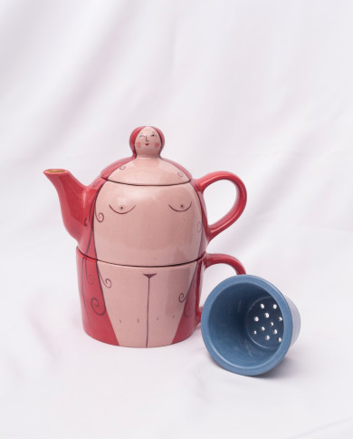 Tetera Soy Amor Roja