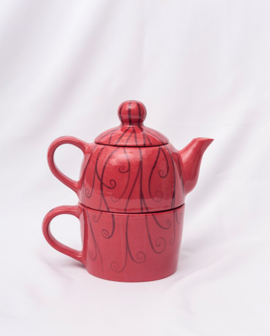 Tetera Soy Amor Roja