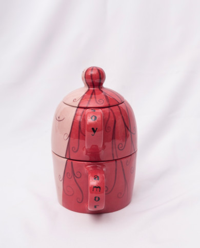 Tetera Soy Amor Roja