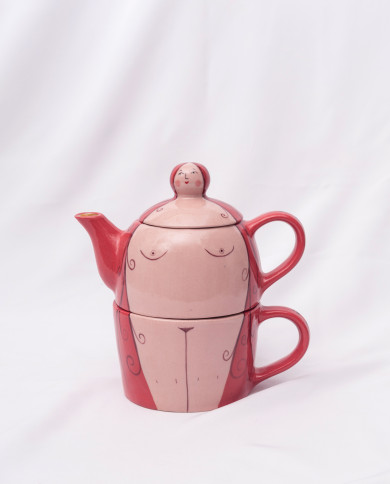 Tetera Soy Amor Roja