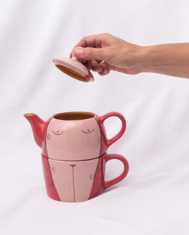 Tetera Soy Amor Roja