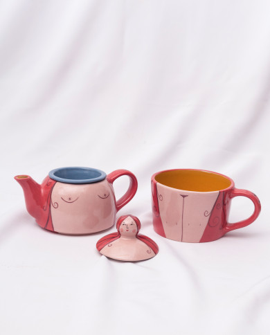 Tetera Soy Amor Roja