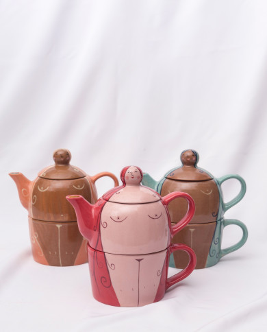 Tetera Soy Amor Roja