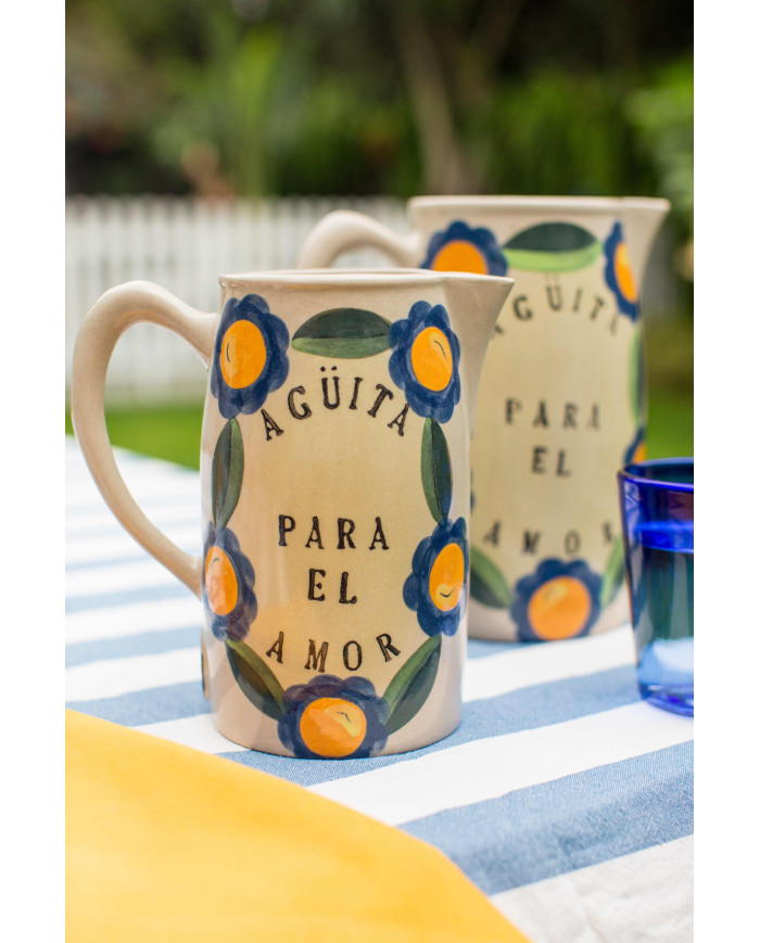 Jarra Agüita Para El Amor Crema